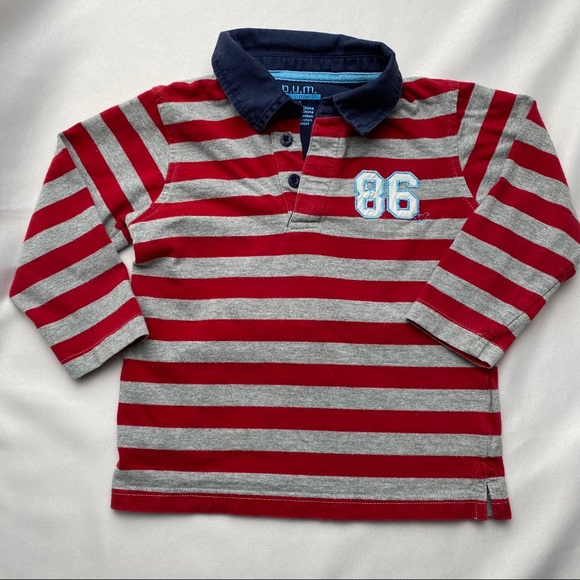 BUM Equipment Boys Cotton Rugby/Polo Shirt Size 3 - Picture 12 of 12